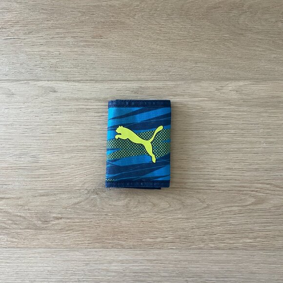 PUMA | Trifold Wallet | Blue Camo - Picture 3 of 4